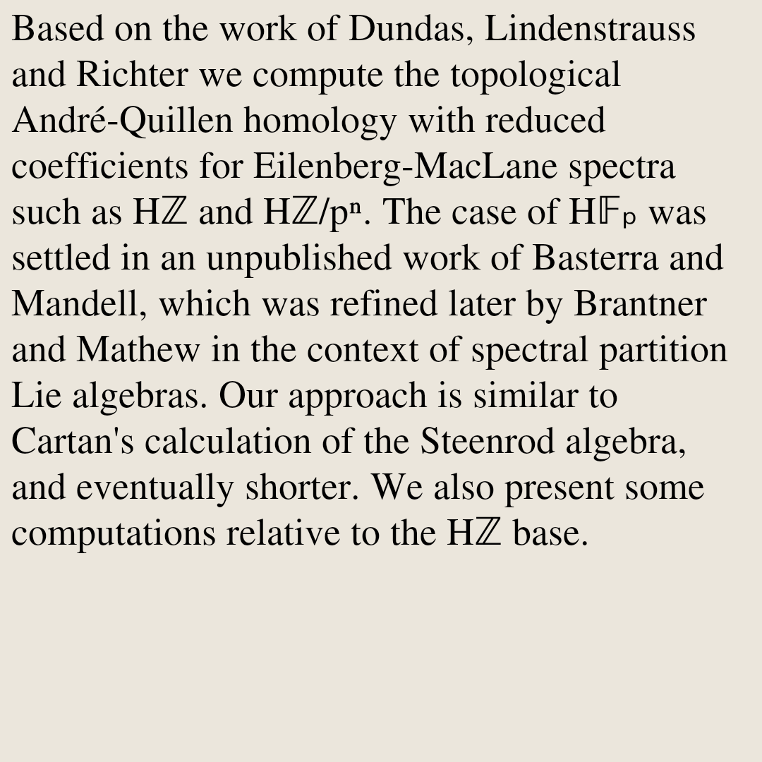 Algebraic Topology Papers tweet media