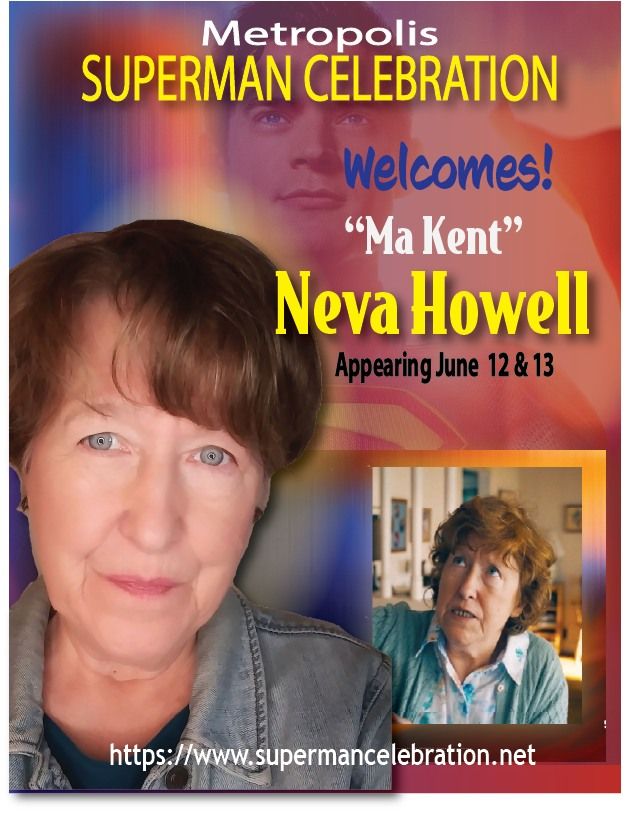 SupermanHomepge's tweet image. #TimDaly and #NevaHowell Announced as Special Guests for 2026 #Superman Celebration: buff.ly/2hsQkQn