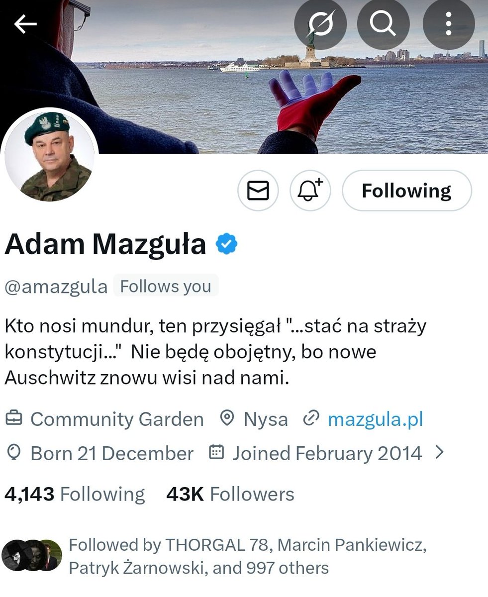 DominikaAnna82's tweet photo. Szacunek. Follow od Adama Mazguły. Domka 🥰🥰🥰 https://t.co/lwN0b5a7Td