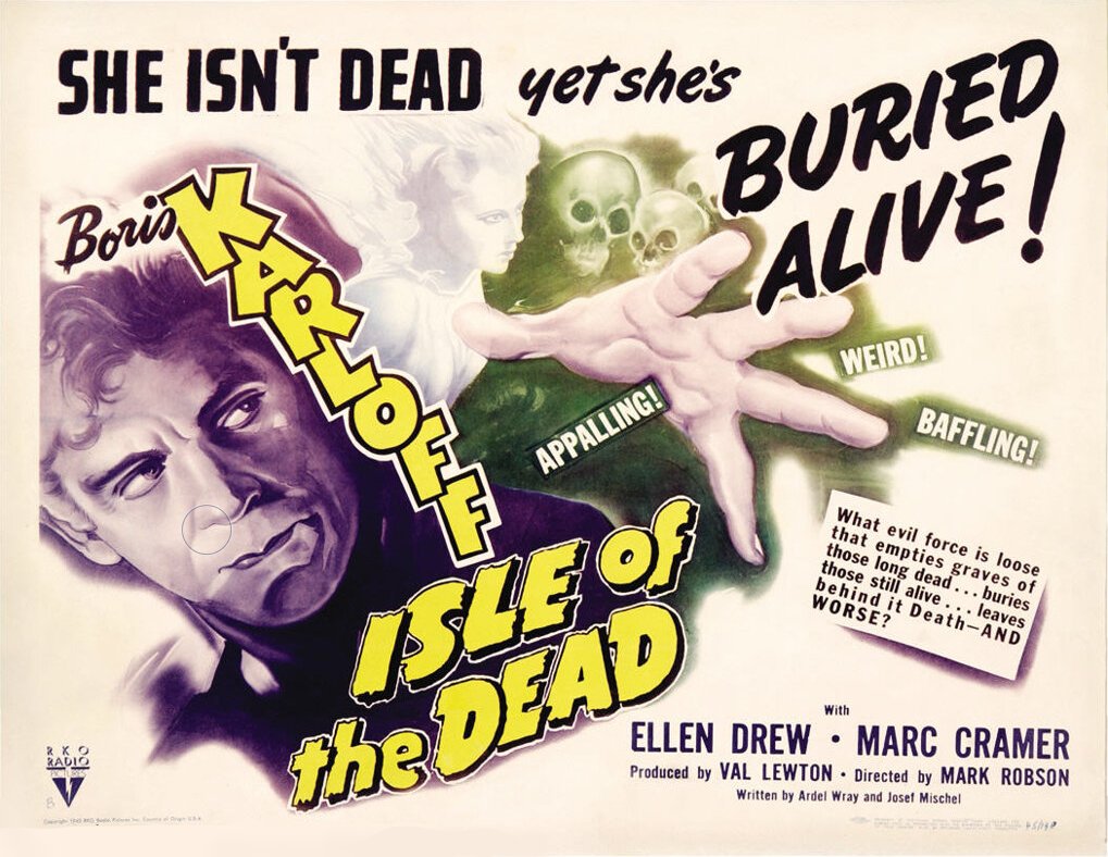 Terror_By_Night's tweet photo. Isle of the Dead (RKO, 1945)
Half Sheet (22" X 28") Style B
.
#TerrorByNight #IsleOfTheDead #BorisKarloff #ClassicHorror #VintageHorror #MonsterKid #ValLewton
. https://t.co/XX1tlMEDmu