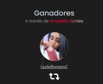 Felicitaciones a <a href="/LeslieRomeroC/">Leslie</a>, ganadora de la entrada a la tribuna Norte para el clásico.🙌       

Gracias a todos los que participaron de un nuevo sorteo junto a <a href="/niamhanrahanc/">Niamh Hanrahan</a>.  

¡Suerte para la próxima!