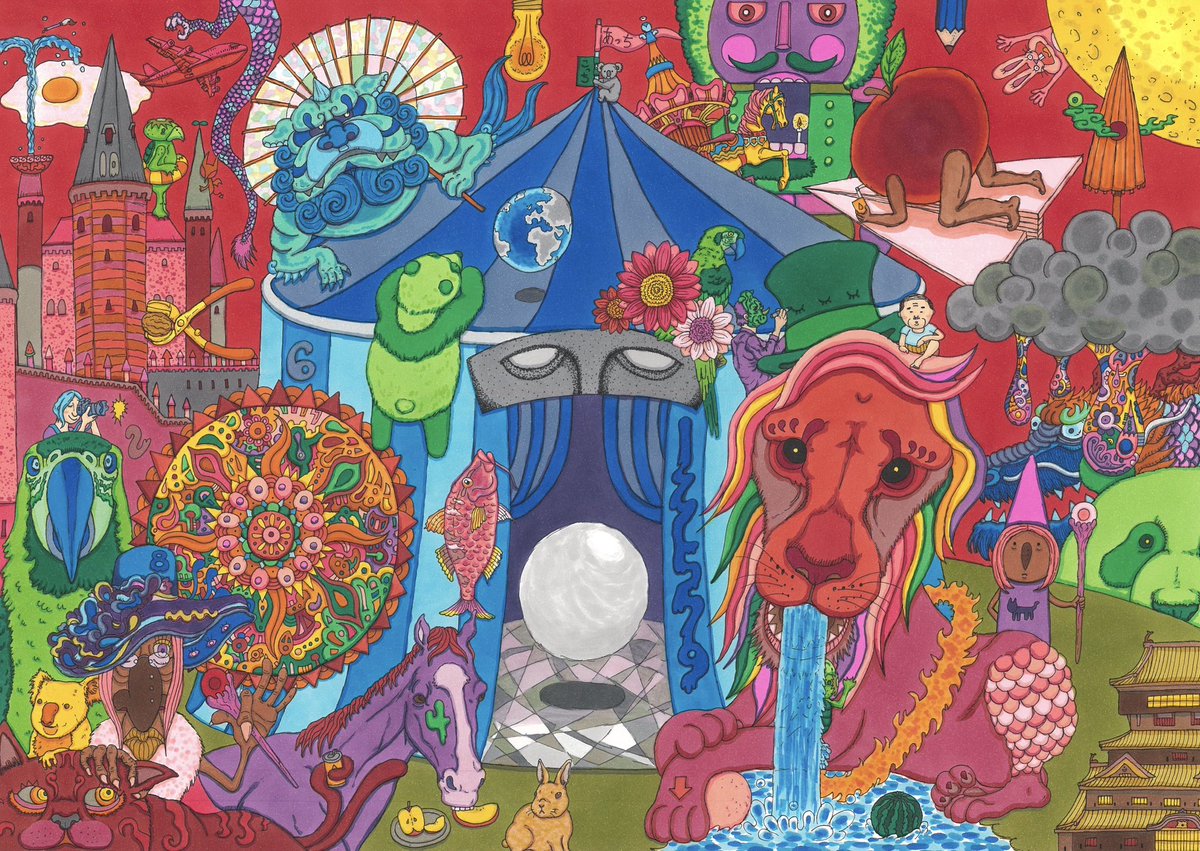 画駱駝柑子 tweet media