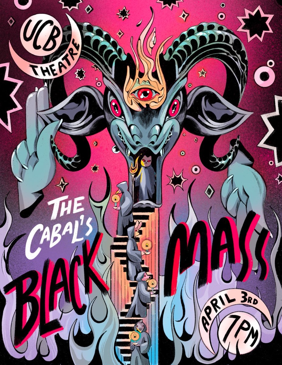 New poster for my fave Occult comedians 🔥