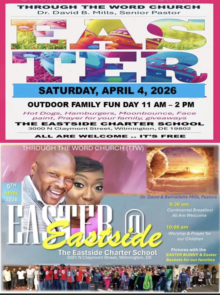 TTW  invite you to our Family Fun Day celebration on Saturday, April 4th, where you can enjoy food, entertainment, &amp; activities like face painting, moon bounces, &amp;  games, followed by giveaways. 
we invite you to attend our Easter Resurrection Service on Sunday at 10:00 a.m.