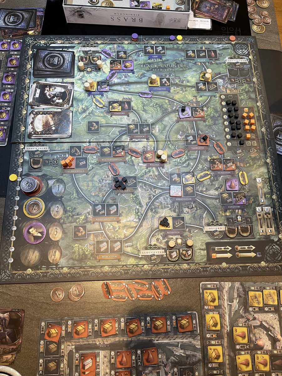 mitishagaur's tweet photo. Spent the last 5 hours playing a board game (Brass Birmingham) and I feel alive again! 10/10 would recommend! https://t.co/82D94lGayN