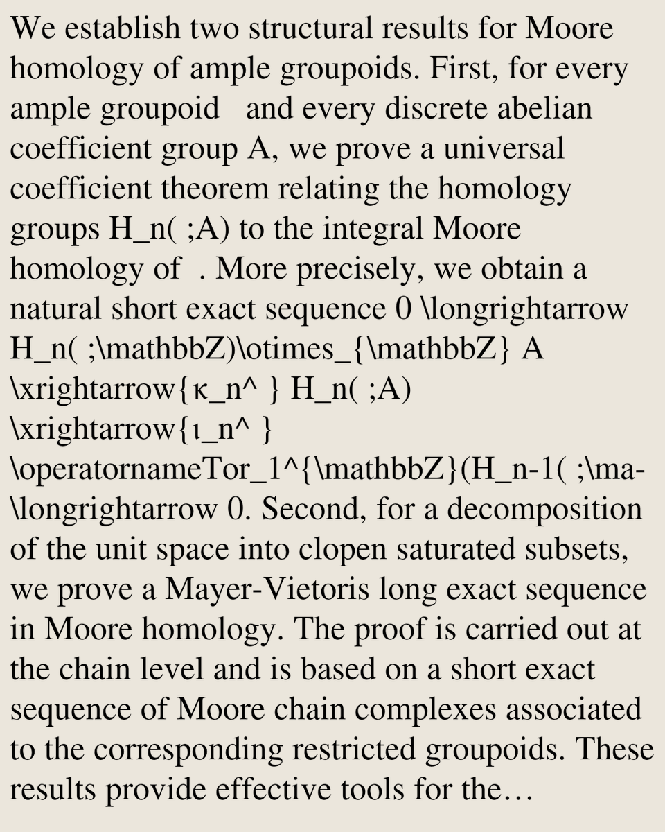 Algebraic Topology Papers tweet media