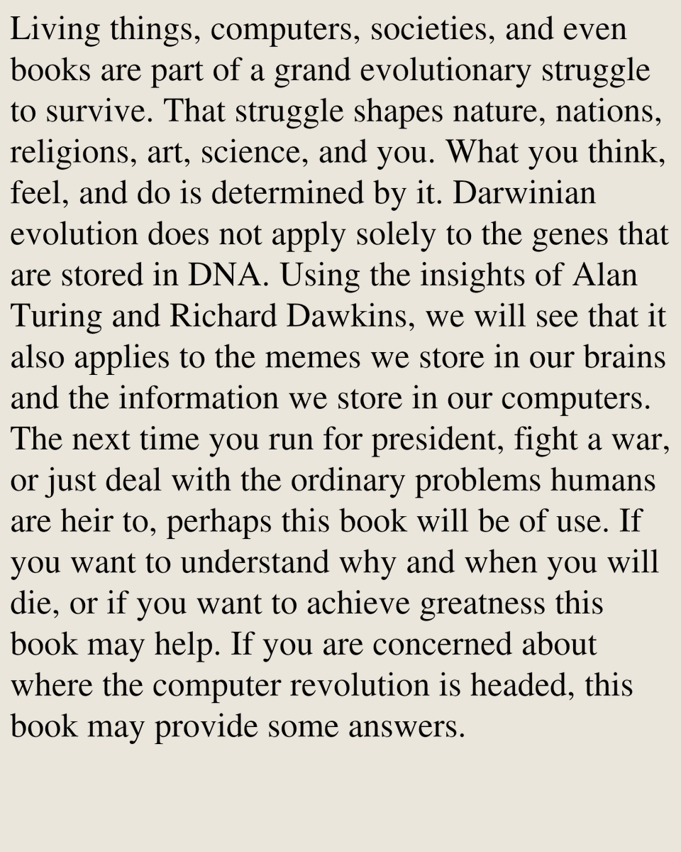 IMKTA's tweet photo. Darwin Turing Dawkins: Building a General Theory of Evolution

Leonard M. Adleman
https://t.co/Aa3u5bSBjk [𝚌𝚜.𝙶𝙻 𝚌𝚜.𝙰𝙸 𝚚-𝚋𝚒𝚘.𝙿𝙴] https://t.co/Uky0KX2bxV