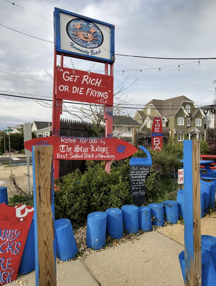 Rip Crabby Ricks very sad day one of the greatest restaurants of all time idk how the Normandy shores will ever recover from this. #bringbackcrabbyricks
