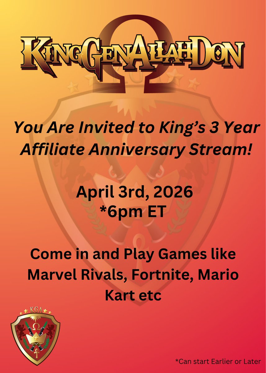 kinggenallahdon's tweet photo. SEE YALL SOON!!! https://t.co/a0Hrz3coYJ