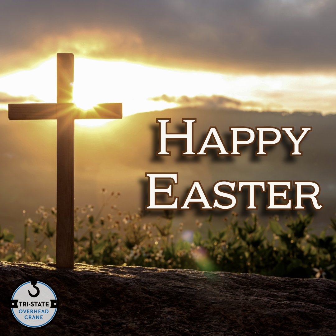TSOCSales's tweet photo. Happy Easter from Tri-State Overhead Crane!

#easter2026 #easter #crane #craneservice #craneandhoist #hoist #hoistservice #overheadcrane #materialhandling #materialhandlingequipment #industrialequipment #industrialsolutions https://t.co/95byOsMObs
