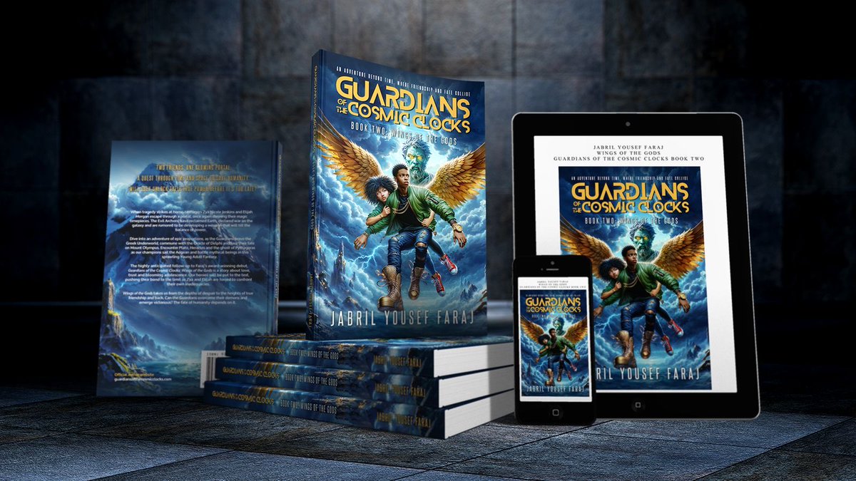 It’s time for the cover reveal! 

Guardians of the @Cosmic_Clocks: Wings of the Gods is out everywhere May 12!

You can pre-order the ebook TODAY on Amazon! Find the link at guardiansofthecosmicclocks.com.