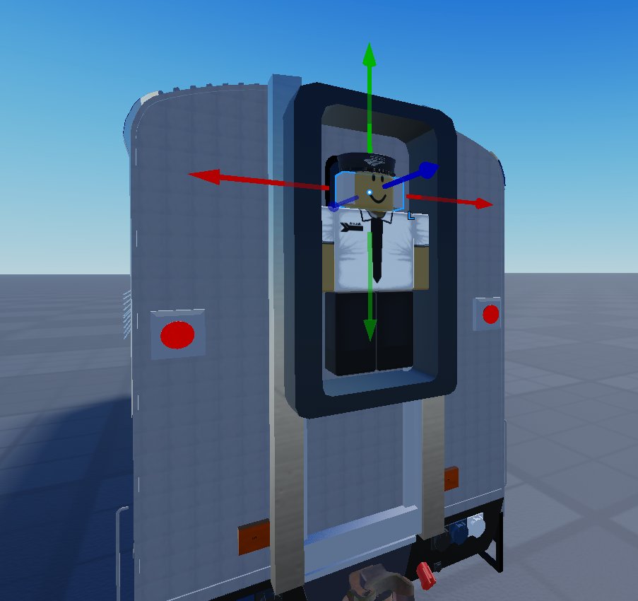 SurflinerP's tweet photo. #RobloxDev working on new conductor mechanics to bring your train to life! https://t.co/eOmHvSWRW4