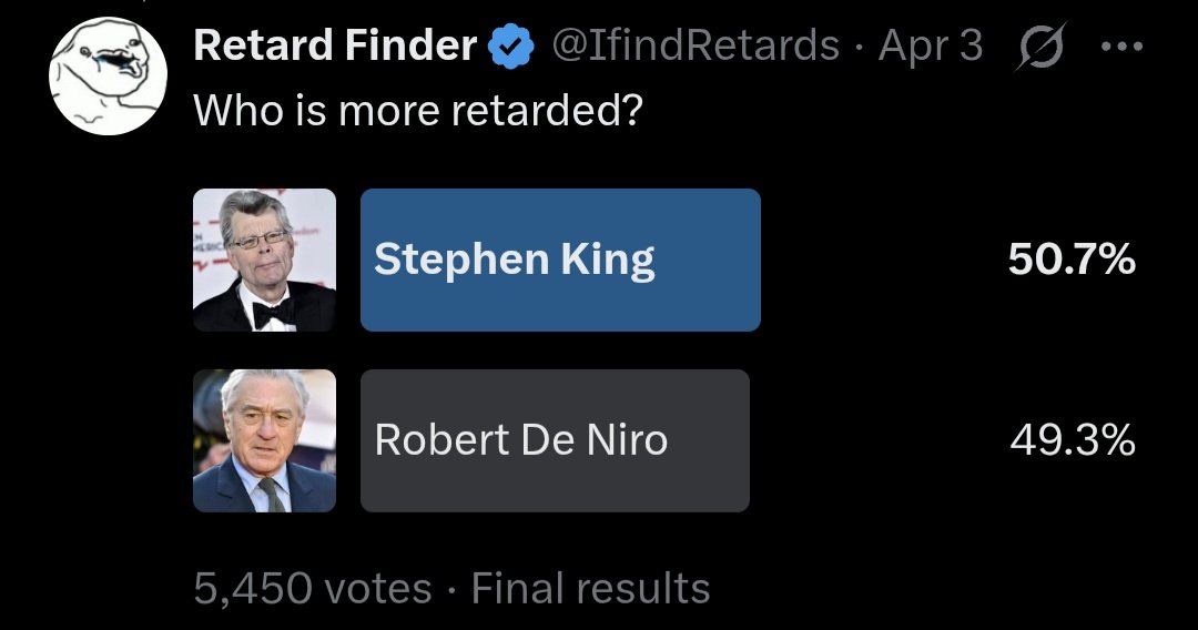 Retard Finder tweet media