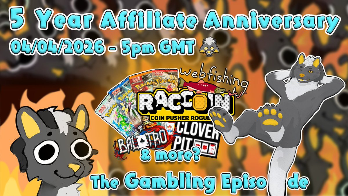 Entenschaf's tweet photo. Join me this SATURDAY for some good old g@mbling!
Live on twitch dot television slash entenschaf
(🔗 in bi0) https://t.co/Aj1Lq9SKoG