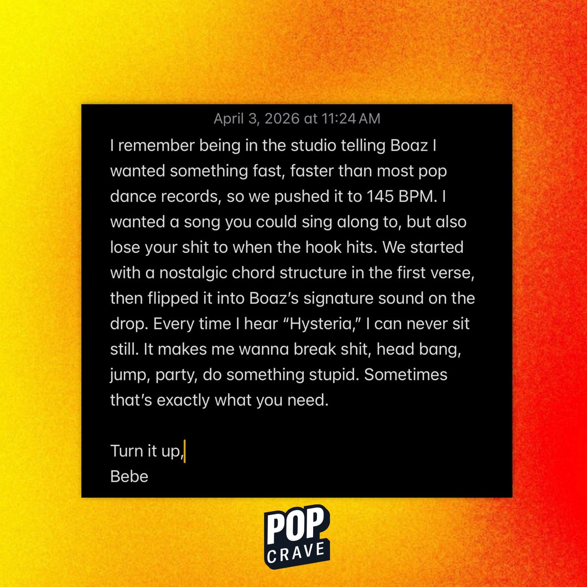 Pop Crave tweet media