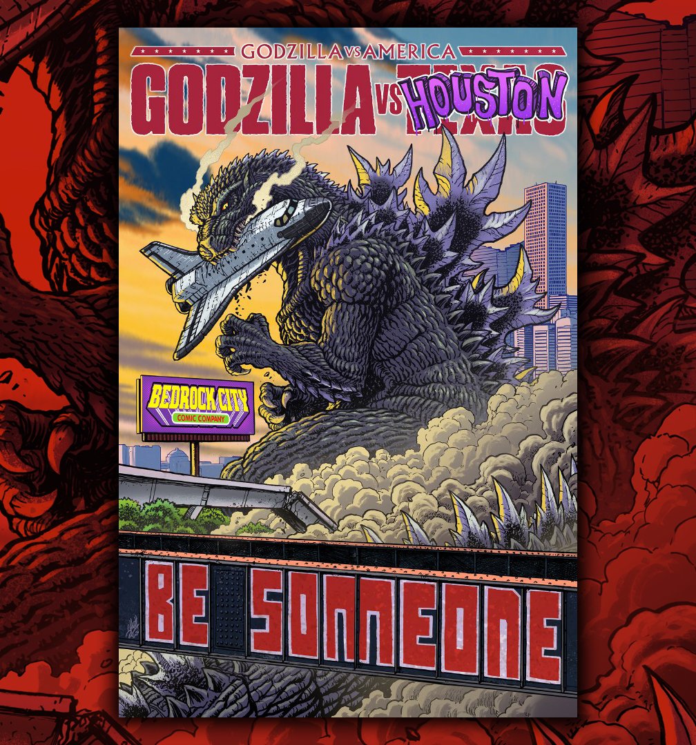Matt Frank is working on GODZILLA VS TEXAS 3/13! tweet media