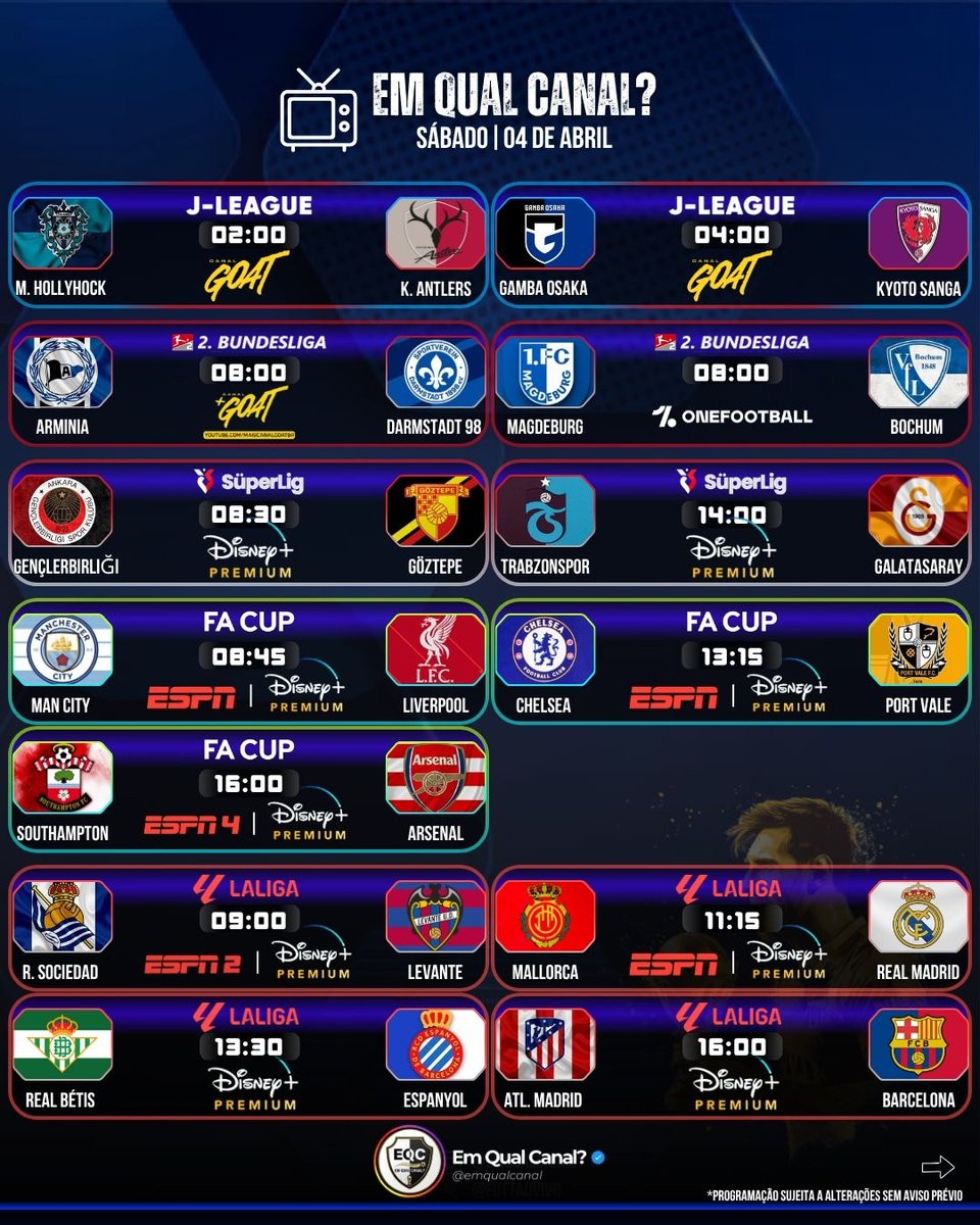 Em Qual Canal? tweet media