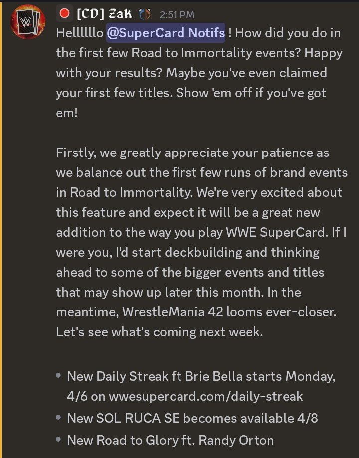 WWE SuperCard News - Updates, Information, & More tweet media