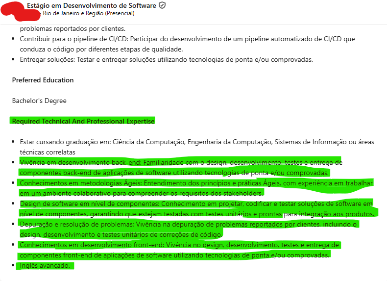 MarcusHyuga's tweet photo. My final year of Systems Analysis and Development graduation, and I'm still looking for an internship. The Brazilian #Technology companies are asking for experience for internships. It's crazy! https://t.co/vDw1glj0hh