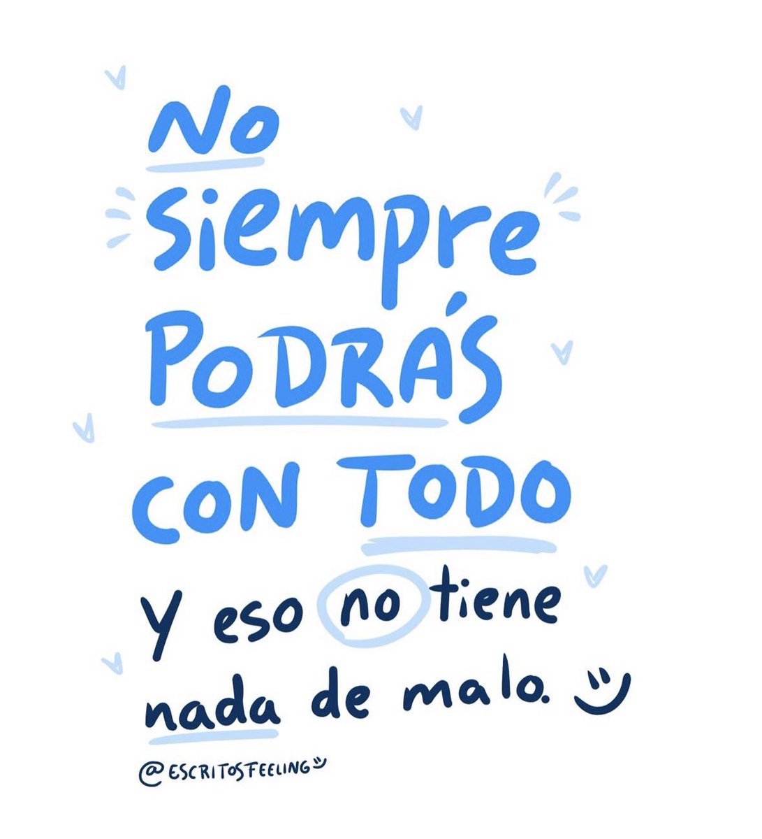 Y eso está bien