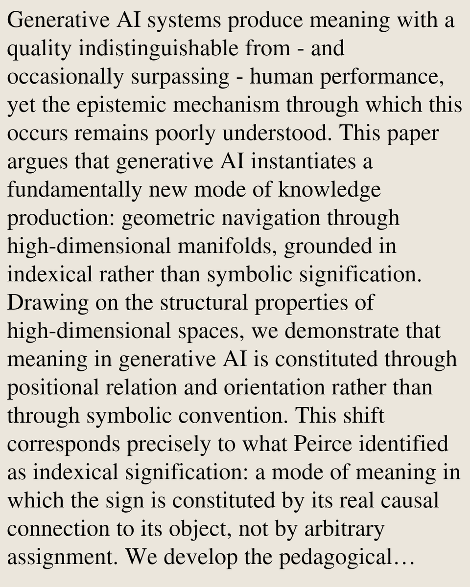WGOV's tweet photo. Navigational Thinking as an Emerging Paradigm of Computer Science in the Age of Generative AI

Ilya Levin
https://t.co/AididIf5Gm [𝚌𝚜.𝙲𝚈] https://t.co/KmgHdh0LMy