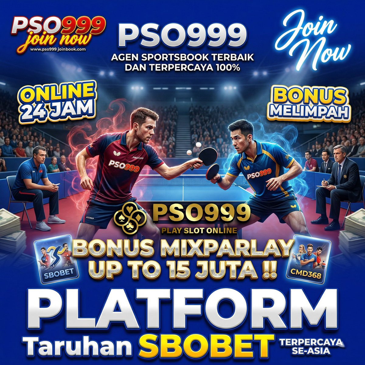 Pso999official's tweet photo. Bergabung Sekarang di PSO999 – Platform Terpercaya untuk Taruhan SBObet dan Slot Online!

Bergabunglah di PSO999! Nikmati taruhan SBObet &amp; slot online dengan bonus melimpah hingga 15 juta! Online 24 jam, terpercaya di Asia. 🏓💰

#PSO999 #SBObet #BonusMelimpah #TaruhanOnline https://t.co/YLlJMymPrq