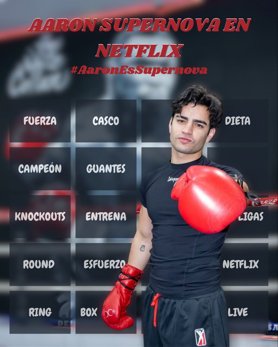Cuarta tabla Palabra + frase + # By. @Alison_Nila AARON SUPERNOVA EN ...