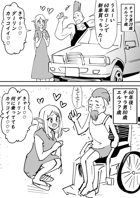 男を見る目がないけど
一生愛してくれるタイプのエルフ 