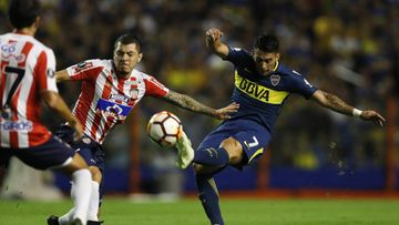 BocaEnLaCopa's tweet image. #UnDíaComoHoy en 2018 #Boca le ganó 1-0 a #Junior de Barranquilla en La #Bomonera con gol de Cristian Pavón por la 2° fecha de la Fase de Grupos de la Copa #Libertadores 

Boca y Junior no se enfrentaban por Copa Libertadores desde los 8vos de Final de la edición de 2005.