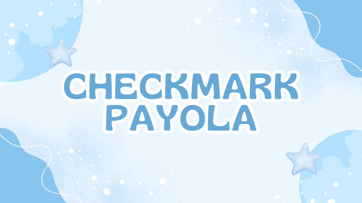 checkmark payola ₊˚𐚁︬࣪ tweet media