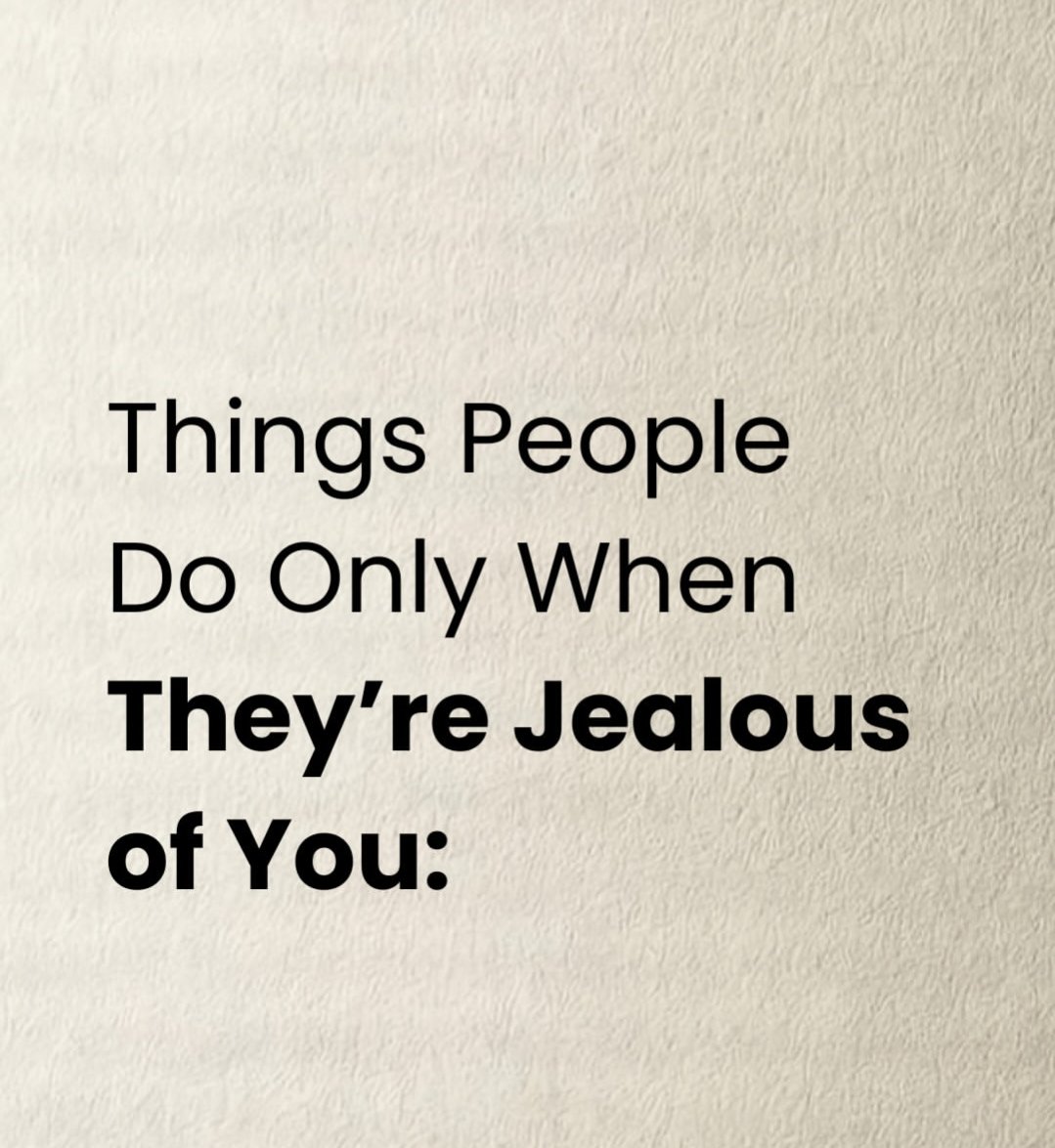 Inspirationwiz's tweet photo. Things People Do Only When They're Jealous (envy) of You:

Thread 🧵 https://t.co/JEceg9GlEX