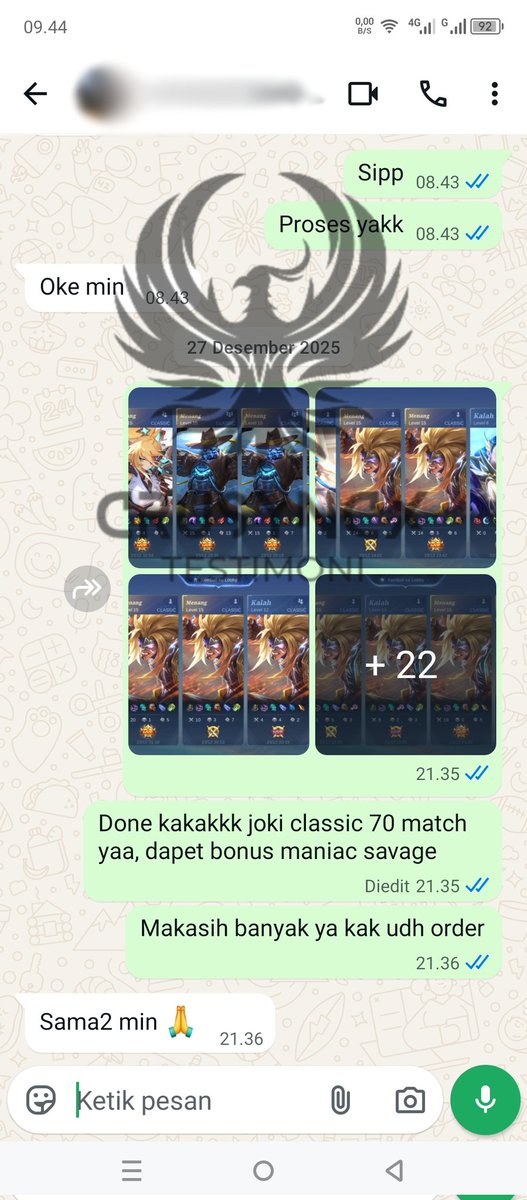 crusyncx's tweet photo. Up testi dlu brookk
346. Rank Gm 2*5 ke Epic 4
347.  Classic 70 match 
348. rank legend 8 star
349. Classic 10 match 
#zonauang #jokiml #jokimlbb https://t.co/aEfK1198Qb