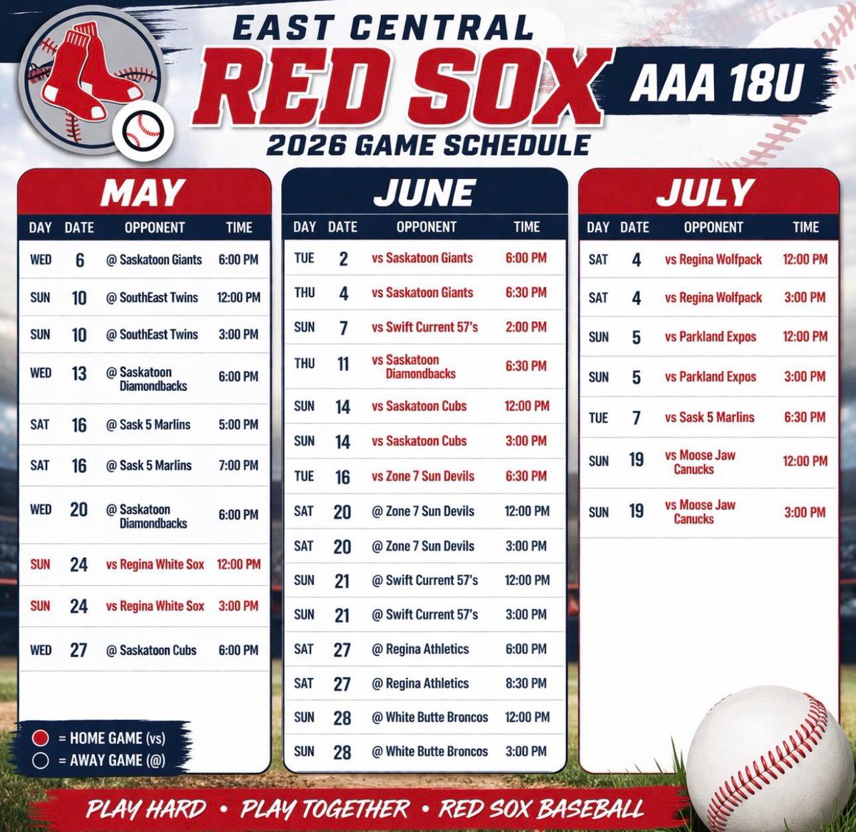 18U AAA East Central Red Sox tweet media