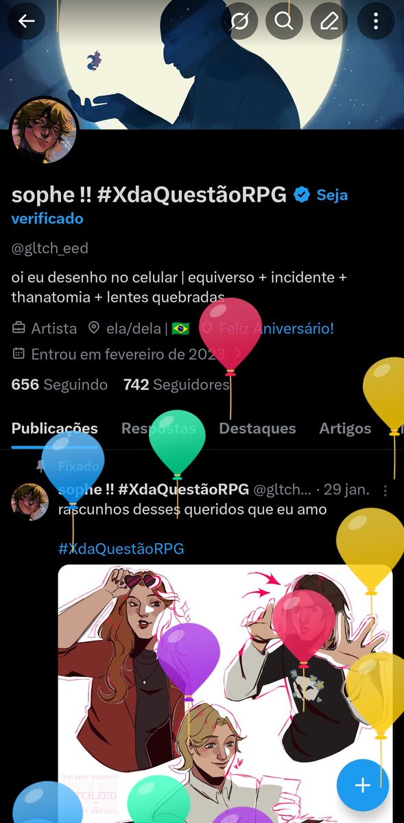 sophe !! #XdaQuestãoRPG tweet media