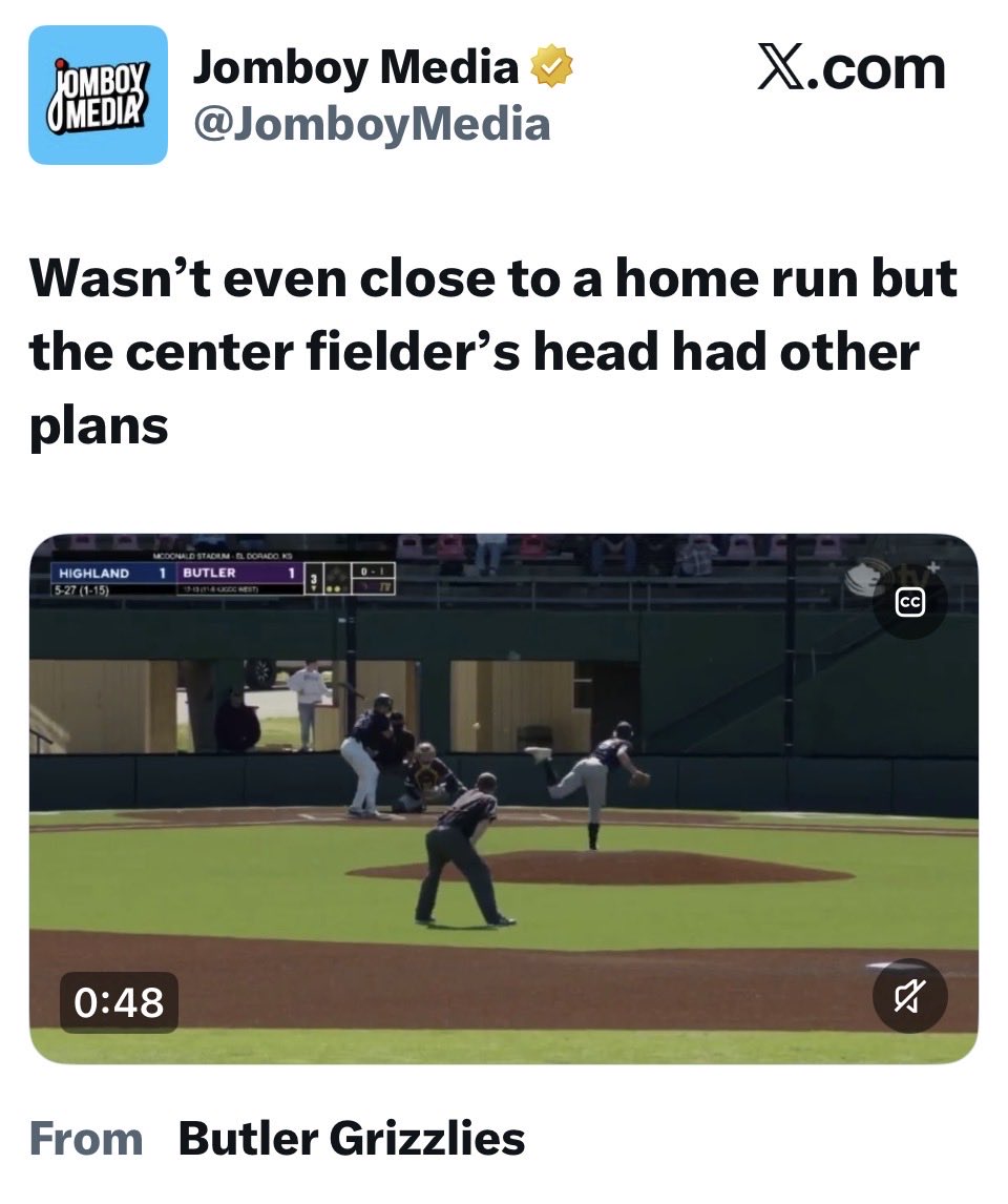 Butler Baseball tweet media