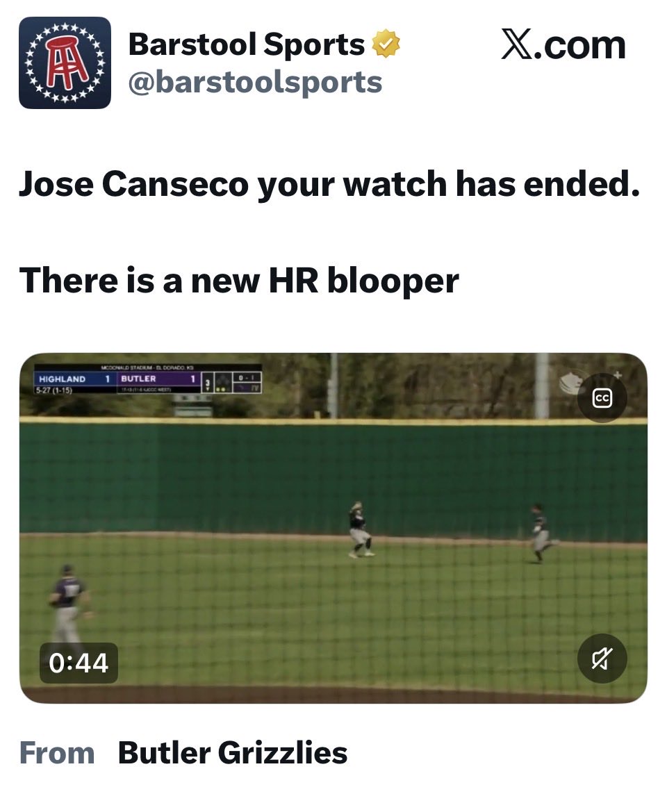 Butler Baseball tweet media