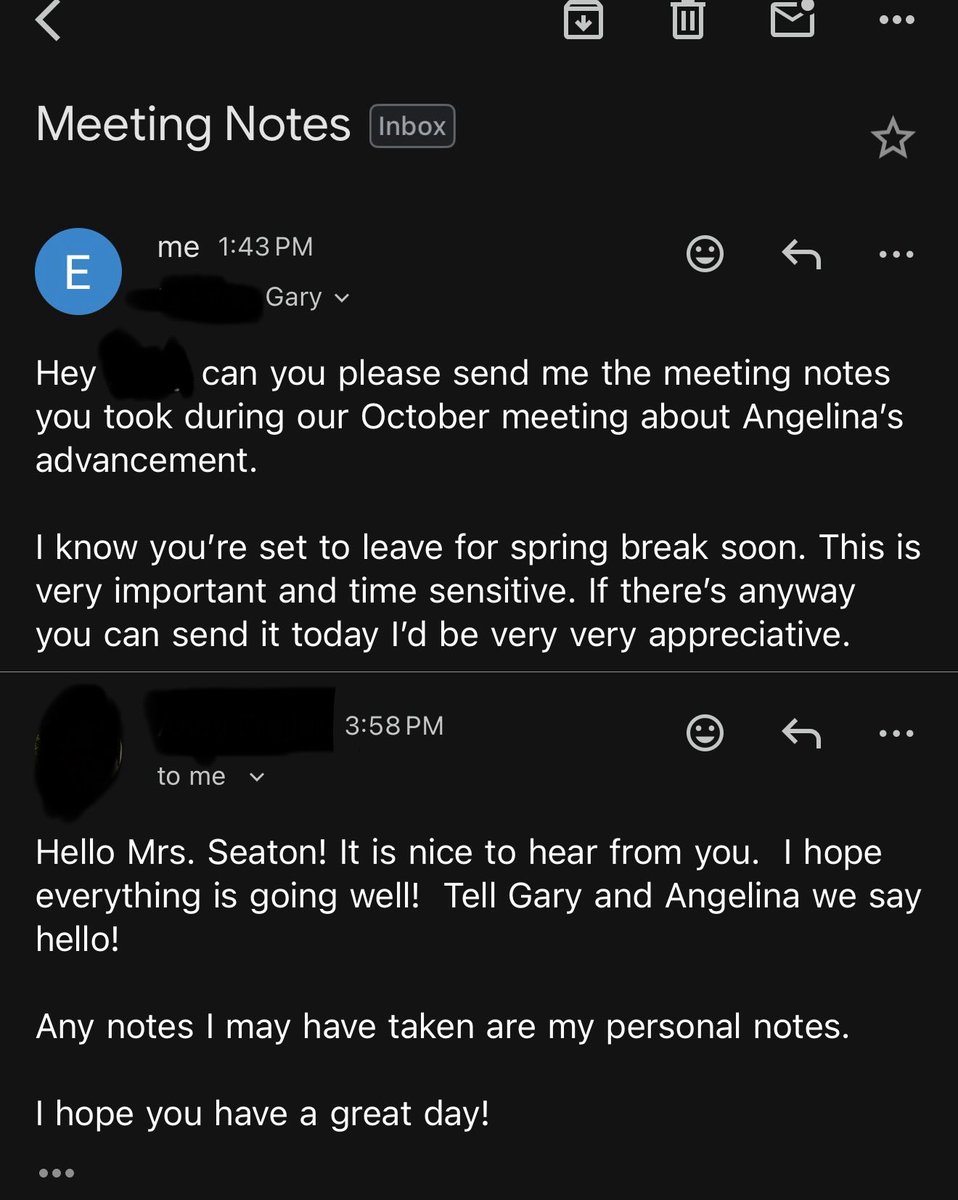 A male administrator in my daughter’s public school, actively participating in a district meeting and taking private notes on my 8 year old daughter.  

🥴🤔