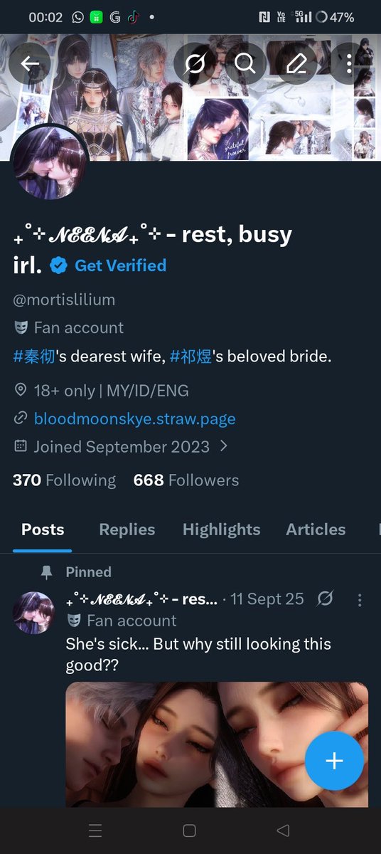 ₊˚⊹ 𝓝𝓔𝓔𝓝𝓐 ₊˚⊹ - rest, busy irl. tweet media