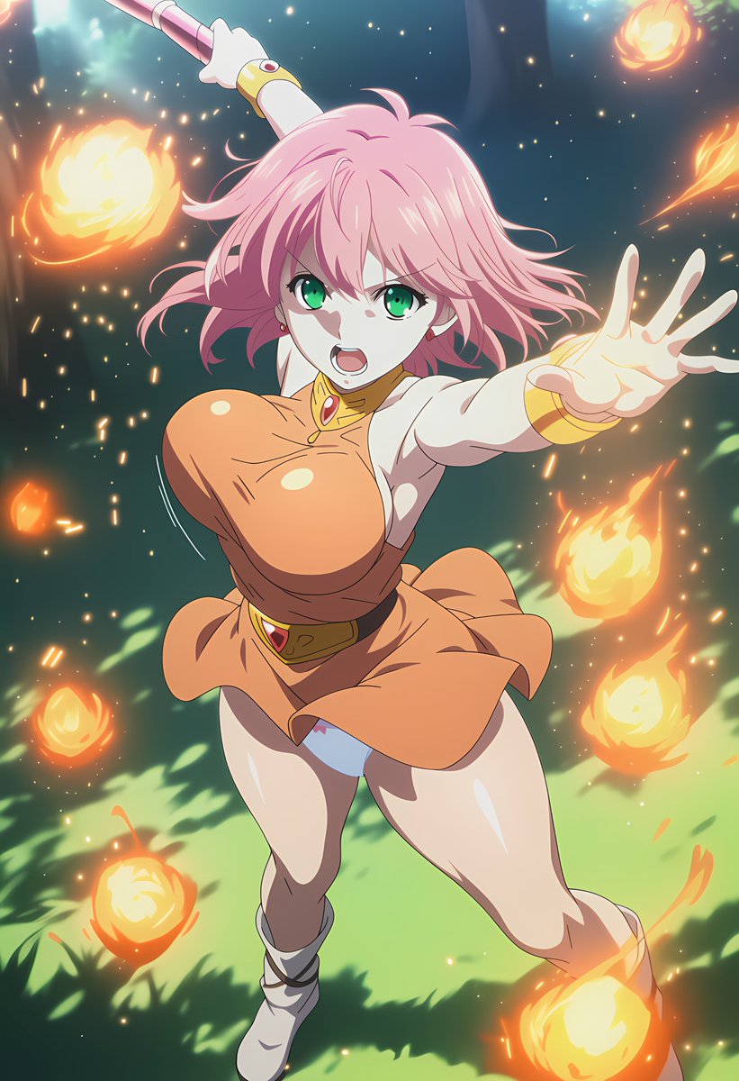 Moribito_origin's tweet image. FF5 レナ SFW
「ファイア！！🔥」
#FF #FF5