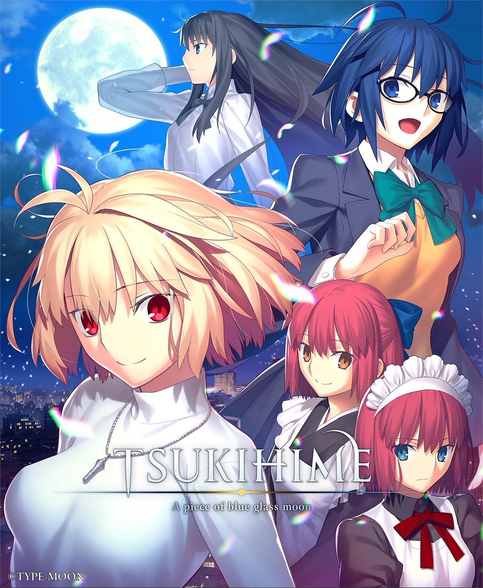 TSUKIHIME -A piece of blue glass moon- tweet media