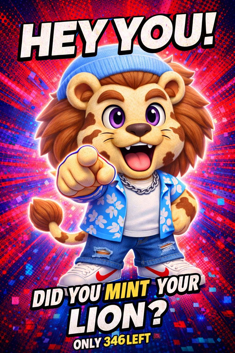 SnoutZoo's tweet photo. Hey you!

Did you mint your LION?

What are you waiting for? 

We have 346 Lion's left! 

$10.00 USDC on Polygon 

Link: https://t.co/dK9PXGpxb9 

#AutismAwareness #TouretteAwareness #DifferentNotLess #Inclusion #NFTsForGood @SnoutBears  @UltraKingdoms https://t.co/SK1ZMmNhG5