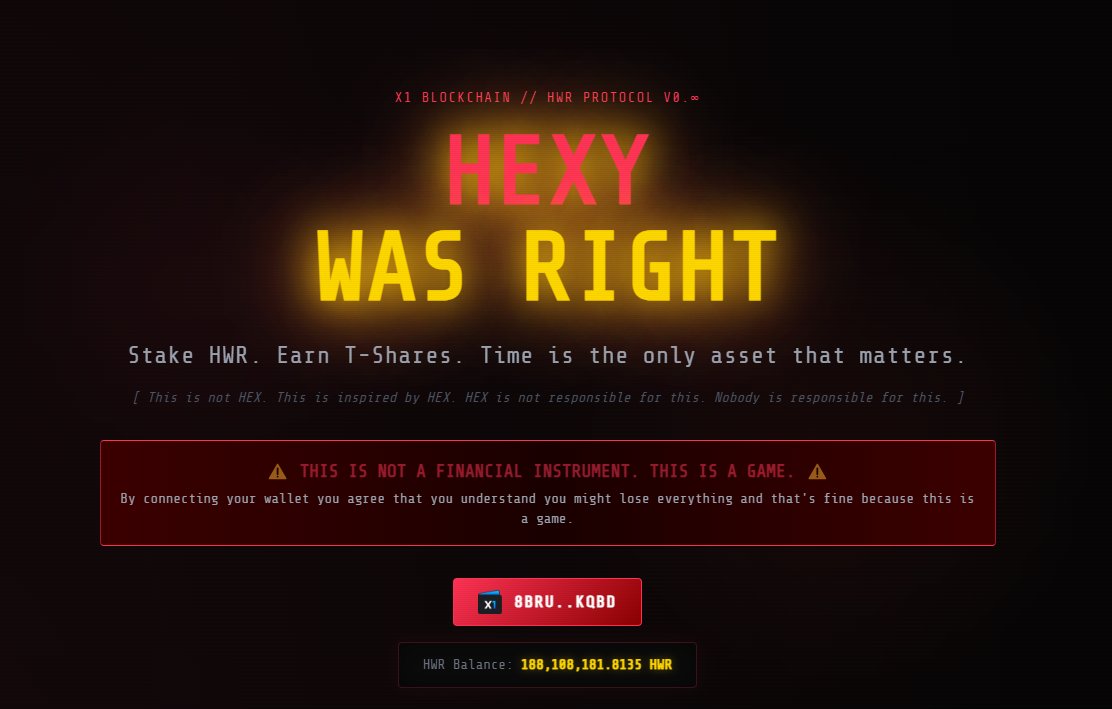 Just vibecoded a game called HEXY WAS RIGHT Its a hex like game where ...