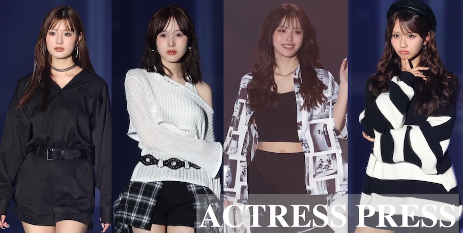 actresspress's tweet photo. 『#超十代2026』
鶴嶋乃愛、本田紗来、おさき、森脇梨々夏出演　
洗練されたクールさが光る姿で観客を魅了 

▼取材リポート記事はこちら＜写真20枚＞
https://t.co/sOjWrA1fiL
【Reporter：佐久間裕子】

＜掲載モデル＞
#鶴嶋乃愛 @felonyrose__n 
#おさき @tiktok_osaki 
#本田紗来 @sara_honda_0404 
#森脇梨々夏 @moririka_0508 

#超十代 #EGOIST #actresspress
