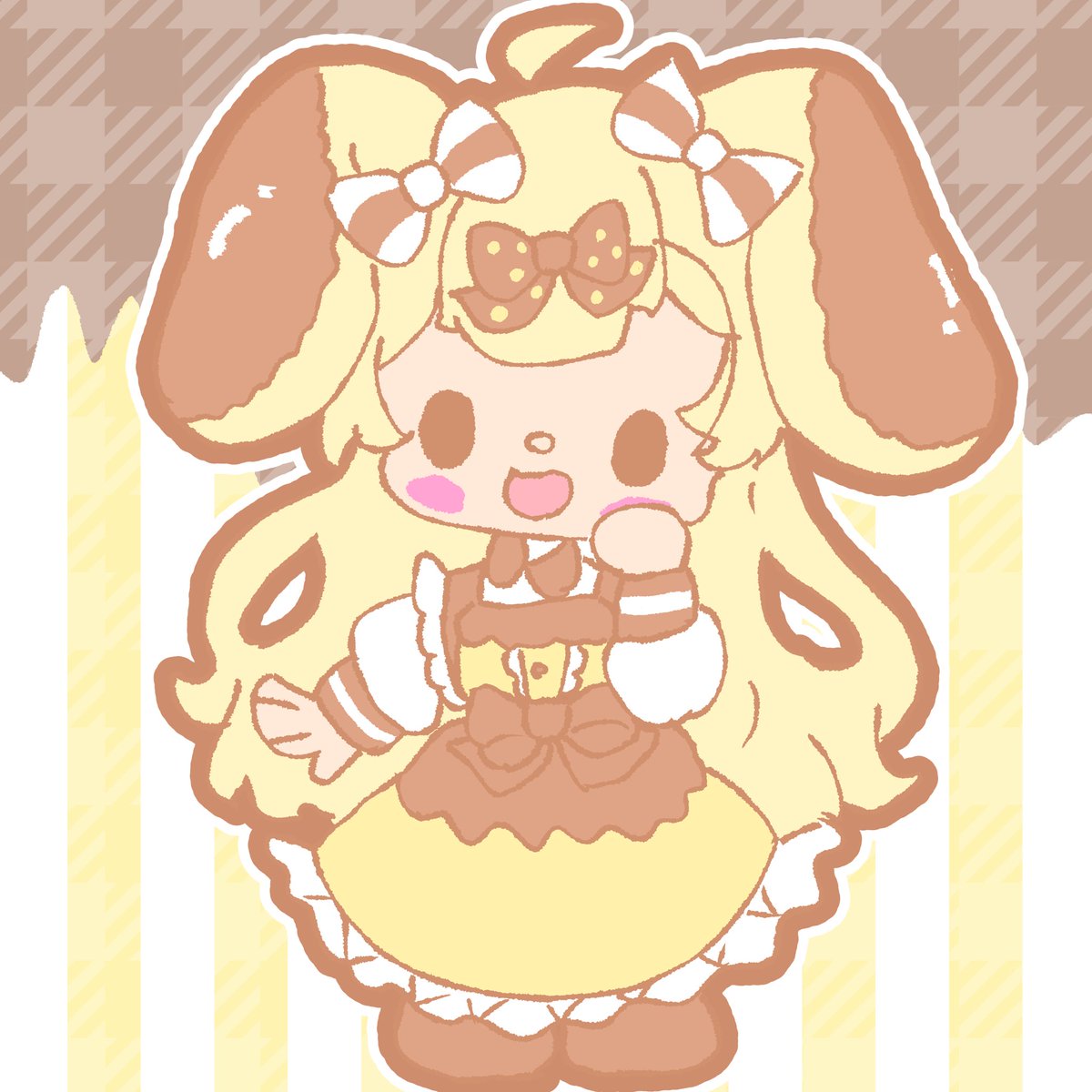 「スイーツシリーズ第2弾 #創作 #イラスト #illustration」|こた猫🐱 🎤🎨3/10~/16colorful＆dreamy原宿デザインフェスタギャラリーのイラスト