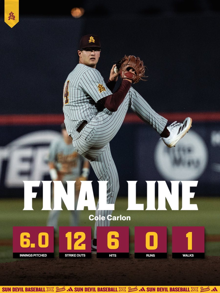 Sun Devil Baseball tweet media