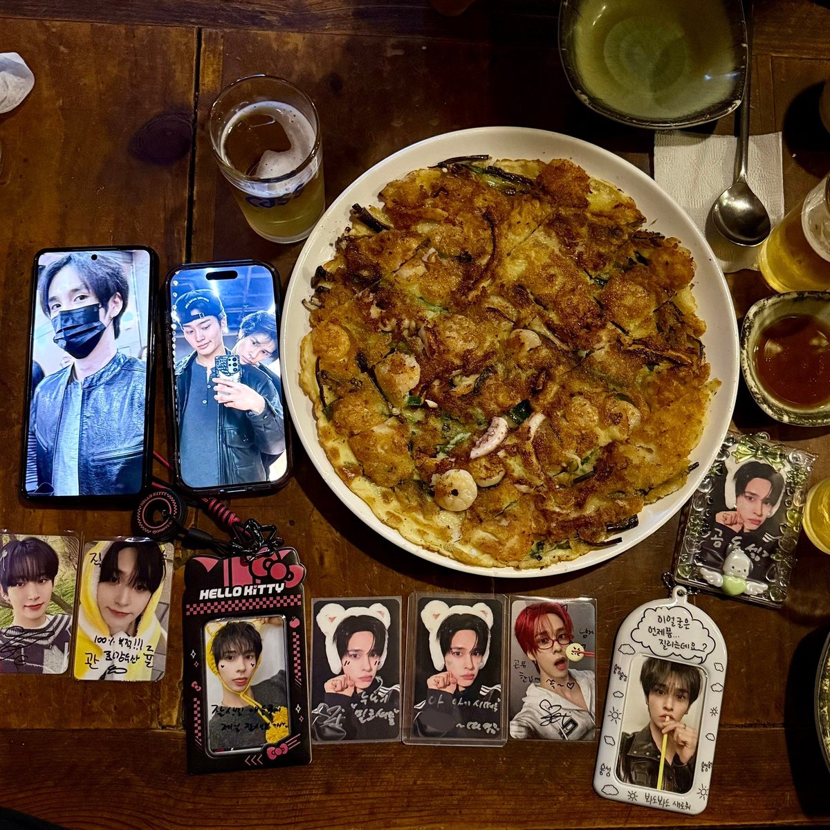 잘생긴 사람도 보고 마싯는것도 먹기 ٩(* 'ω' *)و