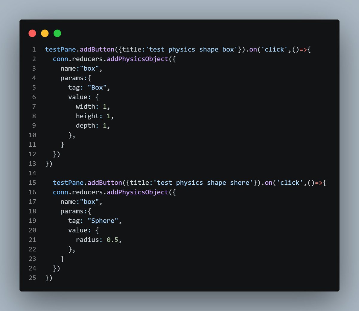 nighternet's tweet photo. #spacetimedb work in progress test. It nice to have IDE to display params which make easy to know how set the data. https://t.co/LkcAYgh3Aw