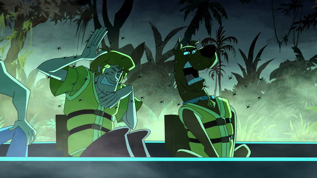 Happy 13th Year Anniversary to “Dark Night of the Hunters”. This is episode 23, Season 2 of “Scooby-Doo! Mystery Incorporated”. This episode aired on April 3rd, 2013 on Cartoon Network. The team heads south of the border to search ancient Mayan ruins for the burial chamber of the