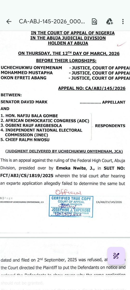 Chidi Anselm Odinkalu, CGoF tweet media