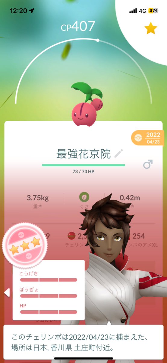 hoshikuzuyarou脂肪肝の姿@ポケモンGO小豆島 tweet media